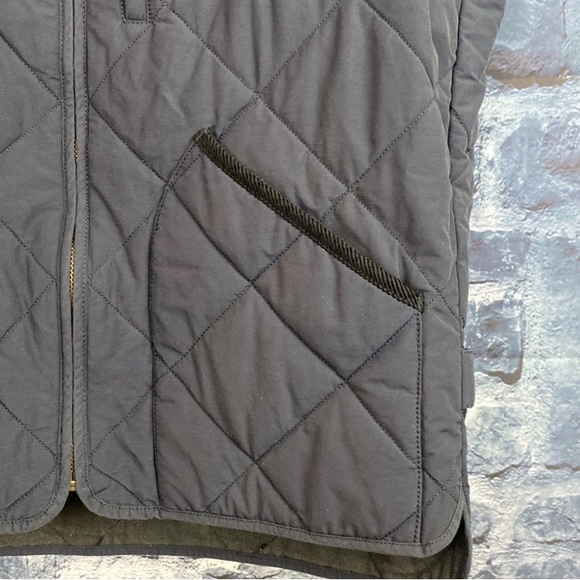 J Crew Sussex Quilted Outdoor Vest with Corduroy Accent Details - Large - Picture 4 of 7